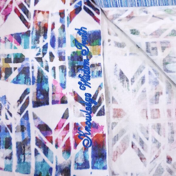 Robert Graham Mens 2XLT Abstract Geometric Colorful Long Sleeve Button Up Shirt - Picture 12 of 16